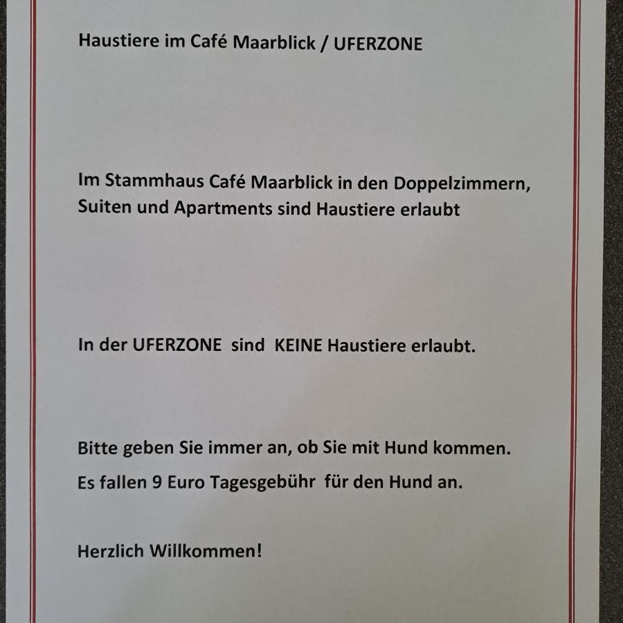 Hotel-Ferienwohnungen Cafe Maarblick Schalkenmehren Luaran gambar
